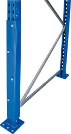 Stützenschutz für Rahmenständer blau SCHULTE Lagertechnik Produktbild