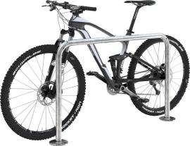 Fahrradanlehnbügel zum Aufdübeln ohne Ösen Produktbild