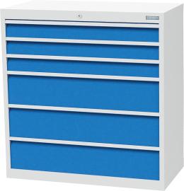 Schubladenschrank T500 980 mm, 6 Sbl. VA Produktbild