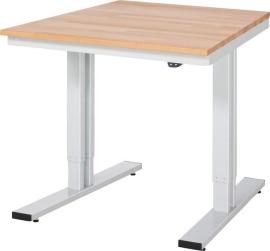 Werktisch, Serie adlatus 300, Buche-Massivplatte, Tiefe 1000 mm Produktbild