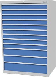 Schubladenschrank T736 1005 mm, 12 Sbl. VA Produktbild
