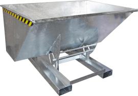 Kippbehälter, mit Abrollsystem, Typ AK 50-100 (verzinkt) Produktbild