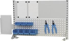 Multi-Wand-Aufbau 1000, 1x Lochwand, 1x Magnet wand, 1x Info-Tasche Produktbild