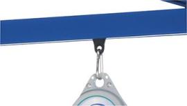 Laufwagen mit Karabiner für Laufschiene Montageschiene Produktbild