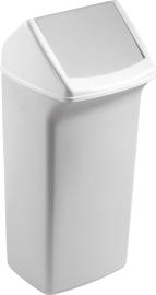 Wertstoffsammler 40l weißinkl. Deckel, grau Produktbild