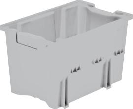 Drehstapelbehälter Serie DLK, grau Produktbild