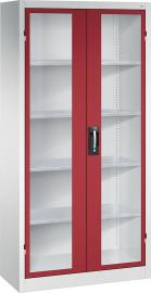 Schwerlastschrank, mit Flügeltüren, RAL 7035/3003 Produktbild