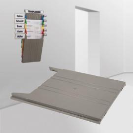 Ablagefach "Flat" 15 x 240 x 302 mm hellgrau Produktbild