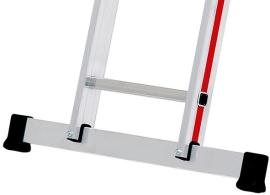 Mehrzweckleiter, 3-teilig, Traverse gerade Produktbild