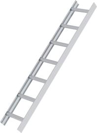 Dachleiter Alu Natur 7 Sprossen Produktbild