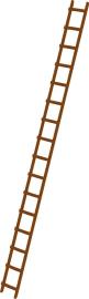Dachleiter Holz 16 Sprossen Produktbild