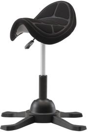 Satteldrehhocker selbstbalacierend Sitzhöhe 480 - 660 mm mit Gleiter Produktbild