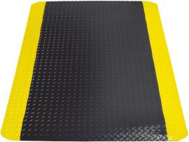 Arbeitsplatzmatte Yoga DECK, schwarz/gelb Produktbild