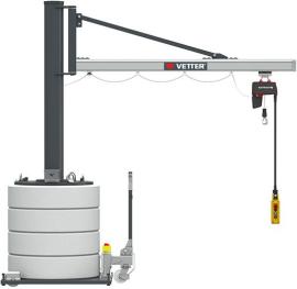 Mobiler Säulenschwenkkran MOBILUS12-US Produktbild