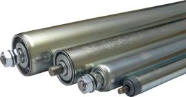 Stahlrohr-Tragrollen ohne Antrieb, mit Federachse Produktbild