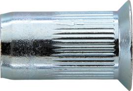 Blindnietmutter Stahl gerändelt Senkkopf 90° Produktbild