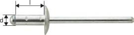PolyGrip®-Mehrbereichs-Blindniet Alu/Stahl, Großkopf Produktbild
