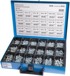 Sortiment Blechschrauben DIN 7981 verzinkt Produktbild