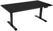 Höhenverstellbarer Schreibtisch 1200 x 800 mm schwarz Produktbild