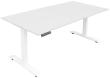 Höhenverstellbarer Schreibtisch 1200 x 800 mm signalweiß Produktbild