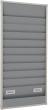 Planungstafel zweireihig 554 x 1.282 mm 10 Schienen, A 4 grau Produktbild