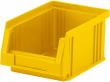 Kunststoff-Sichtlagerkasten, Serie PLK, gelb Produktbild