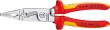 Elektroinstallationszangeverchromt VDE 200mm KNIPEX Produktbild