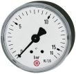 Manometer rückseitig zentrisch 40mm 0-10bar G1/8", Einfachskala, Kunststoffgeh., RIEGLER Produktbild