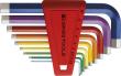 Winkelschraubendreher- Satz im Kunststoffhalter 9-teilig 1,5-10mm Rainbow PB Swiss Tools Produktbild