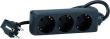 Steckdosenleiste 3-fach H05VV-F3G1,0 1,4m IP20 Hedi Produktbild