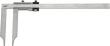Werkstattmessschieber ohne Spitzen, mit Feineinstellung, lange Schnäbel Produktbild