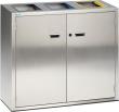 Wertstoffsortiersystem 270 Liter Edelstahl Produktbild