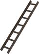 Dachleiter Braun 7 Sprossen Produktbild