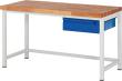 Werkbank Basic-8 1 Schublade, RAL 7035/5012 Produktbild