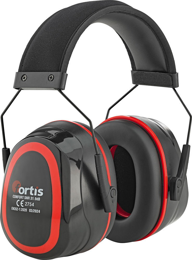 FORTIS Kapselgehörschutz 31dB EN 352-1 Rot Produktbild img1 L