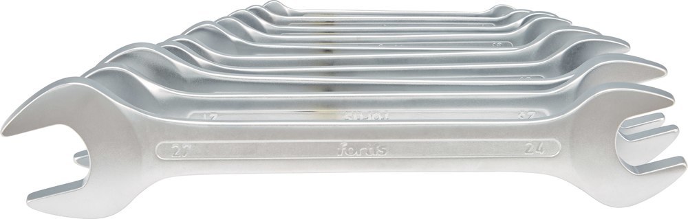 FORTIS Doppelmaulschlüssel-Satz DIN 3110 10-teilig 6-27mm Produktbild img1 L