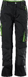 FORTIS Twenty-Four Kids-Bundhose schwarz/limegreen Produktbild