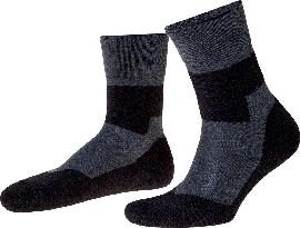 FORTIS Funktionssocke F5 schwarz/grau Produktbild