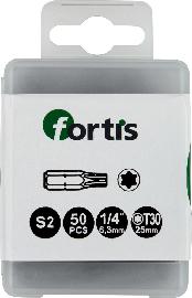 FORTIS Bit 1/4" für TX-Schrauben DIN 3126 C6,3 50er Pack Produktbild