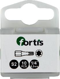 FORTIS Bit 1/4" für TX-Schrauben Innensechsrund DIN 3126 Torsion Länge 25mm Produktbild