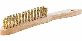 FORTIS Messing-Drahtbürste 3-reihig Produktbild
