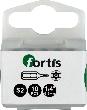 FORTIS Bit 1/4" für TXBO-Schrauben Innensechsrund mit Bohrung DIN 3126 Länge 25mm Produktbild