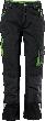 FORTIS Twenty-Four Kids-Bundhose schwarz/limegreen Produktbild img2 S