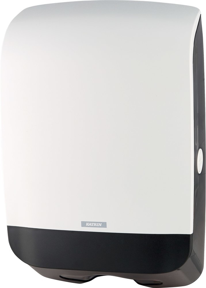 KATRIN Papier Handtuchspender Inclusive M weiß 301x450x146mm (BxLxT) Produktbild img1 L
