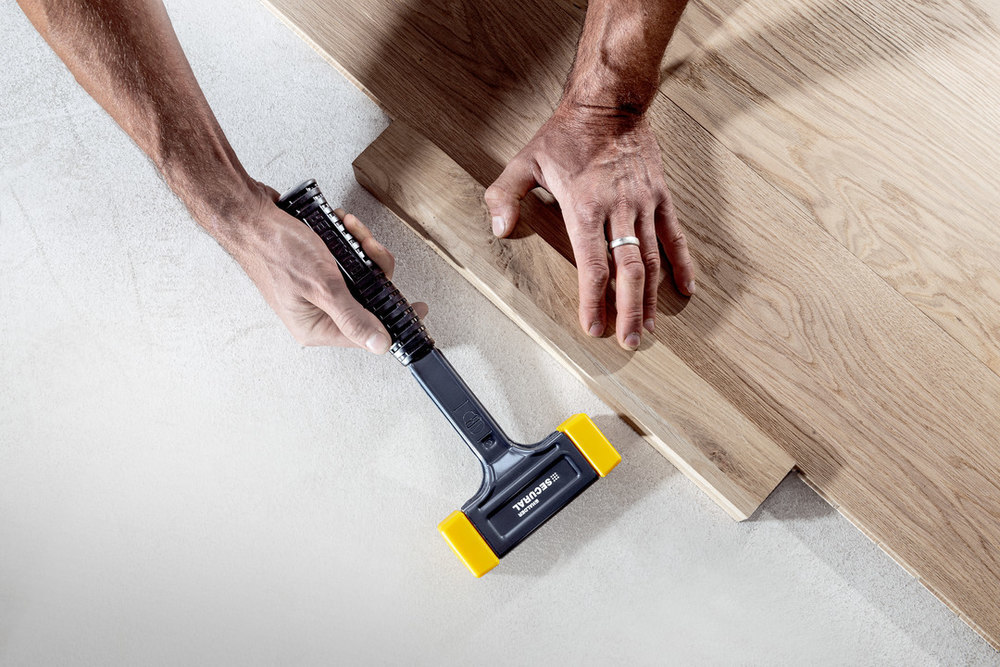 SECURAL-Schonhammer, Kopf und Stiel bruchsicher aus einem Stück Stahl, Schlageinsätze rechteckig | L=30 mm / B=40 mm | 3380.040 Produktbild img8 L