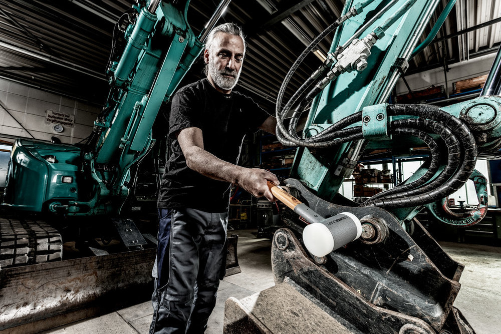 SUPERCRAFT-Schonhammer, mit schwingungsdämpfendem, ergonomisch geformtem und lackiertem Hickorystiel Produktbild img17 L