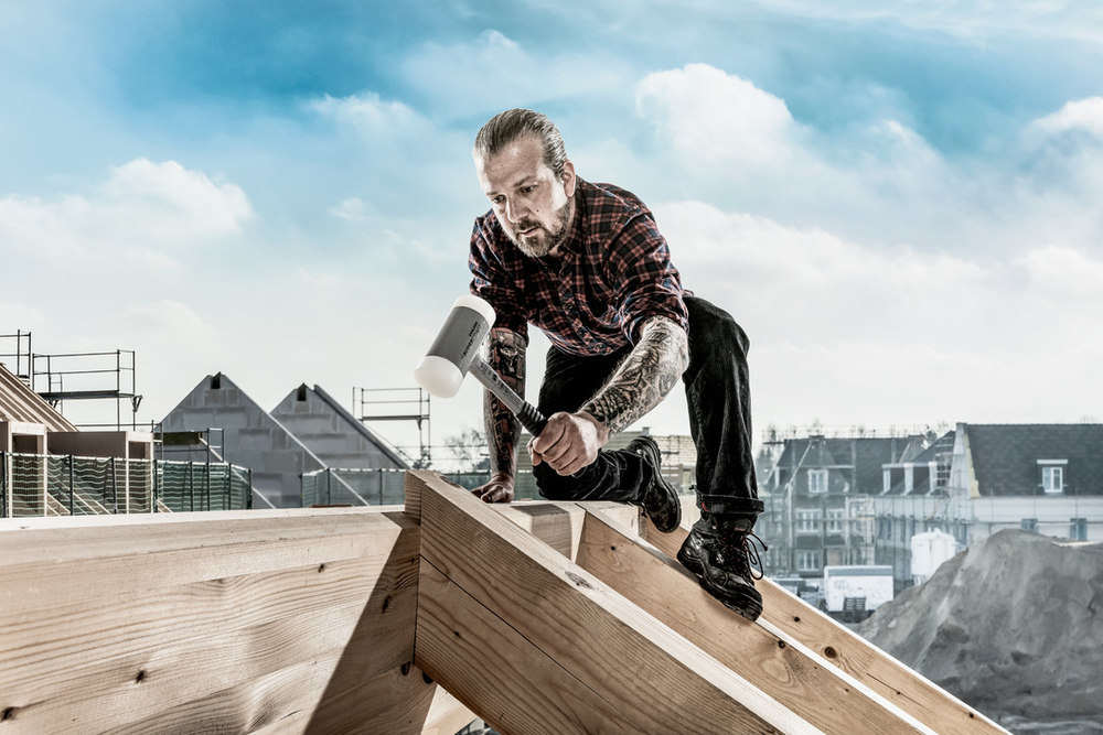 SUPERCRAFT-Schonhammer, mit bruchsicherem Stahlrohrstiel Produktbild img12 L