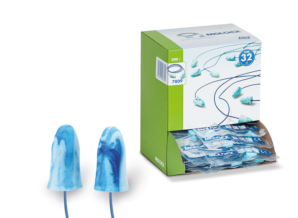 MOLDEX Einwegstöpsel Spark Plugs® Detect Cord 7809, blau, SNR 32dB Produktbild img3 L