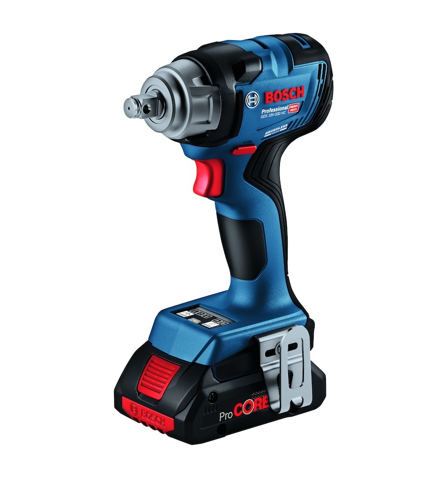 BOSCH Akku-Drehschlagschrauber GDS 18V-330 HC, L-BOXX 136, 1 x Bluetooth GCY 42 Produktbild img1 L