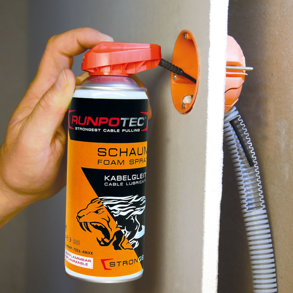 RUNPOTEC Gleitmittel 400ml Spraydose Kab säurefrei Kst/Metall/Beton wasserlöslich Produktbild img3 L